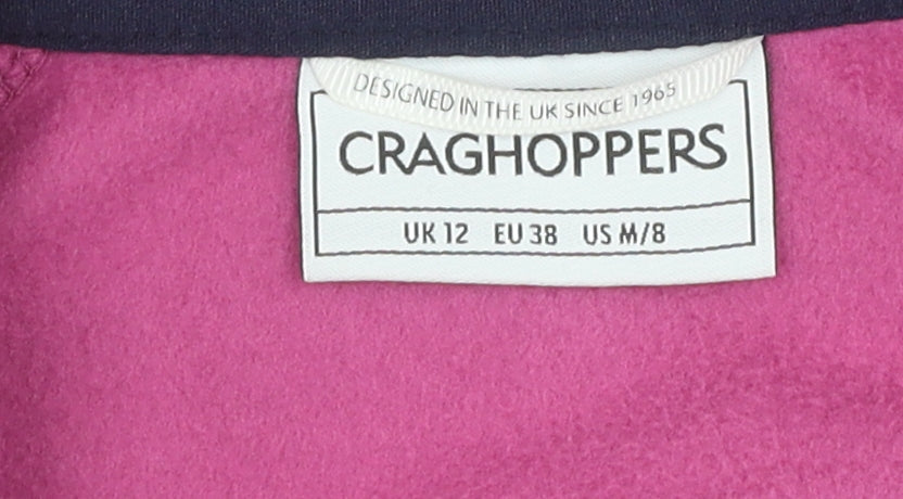 Craghoppers Women's Pink Fleece Pullover Jumper, Size 12