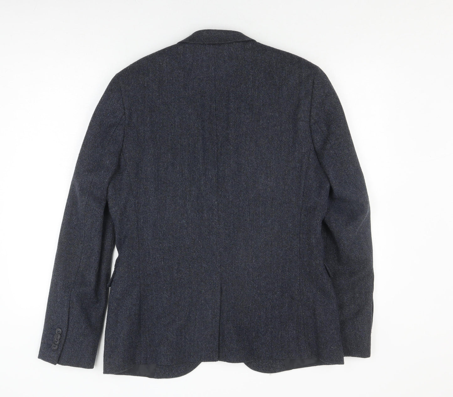 Topman Grey Men's Blazer, Size 40, Single Breasted