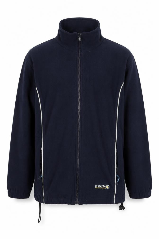 Front view of Regatta boys’ blue fleece full zip hoodie -, size 11-12, years