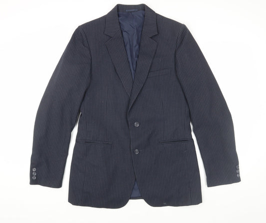 Foster Menswear Navy Pinstripe Blazer Size 38R