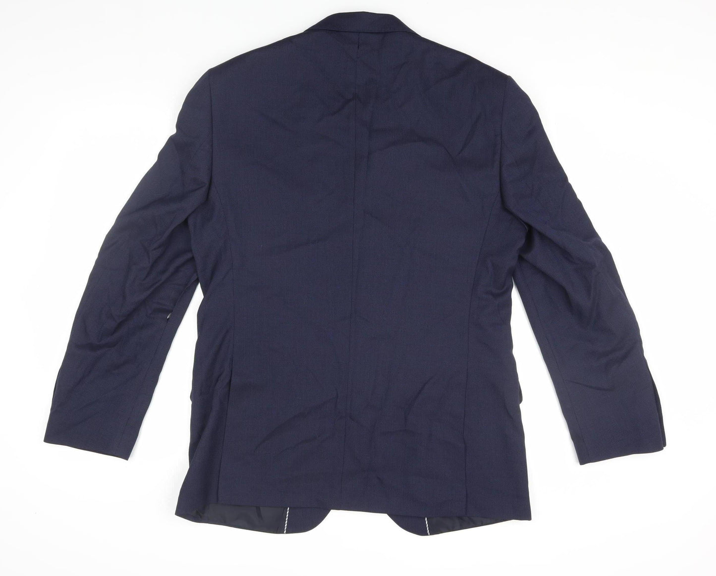 Marks and Spencer Men's Blue Single-Breasted Blazer 42R