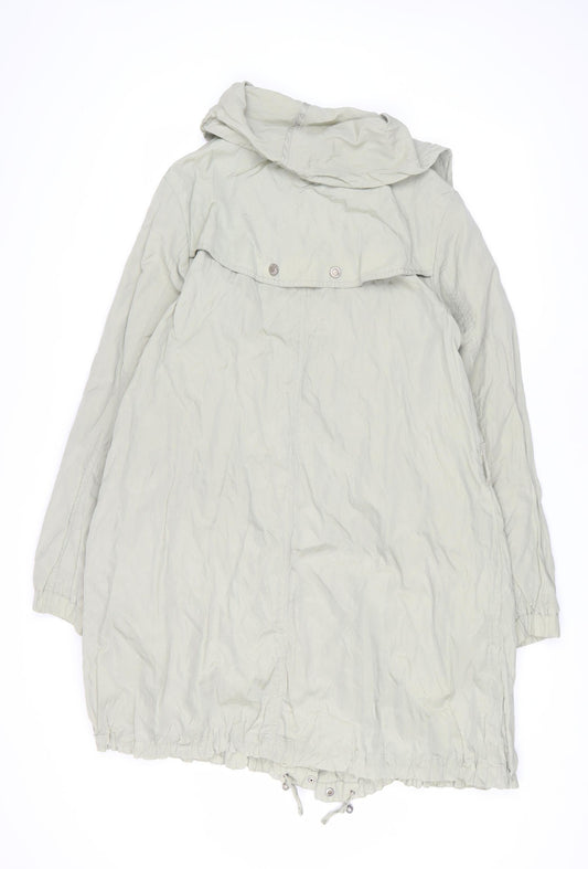 Marks and Spencer Women's Green Parka Jacket Size 10
