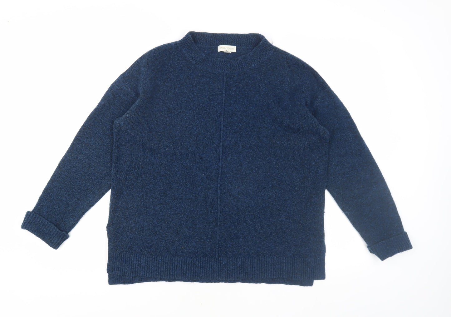 Monsoon Women's Blue Knit Pullover Jumper M