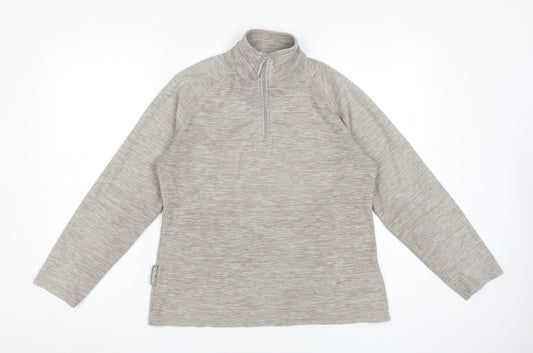 Mountain Warehouse Women's Beige Pullover Sweatshirt, Size 12