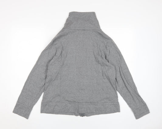 Marks & Spencer Women's Grey Full Zip Sweatshirt Size 16