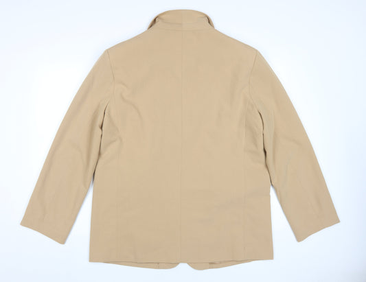 Motel Women's Beige Blazer Large Business Casual