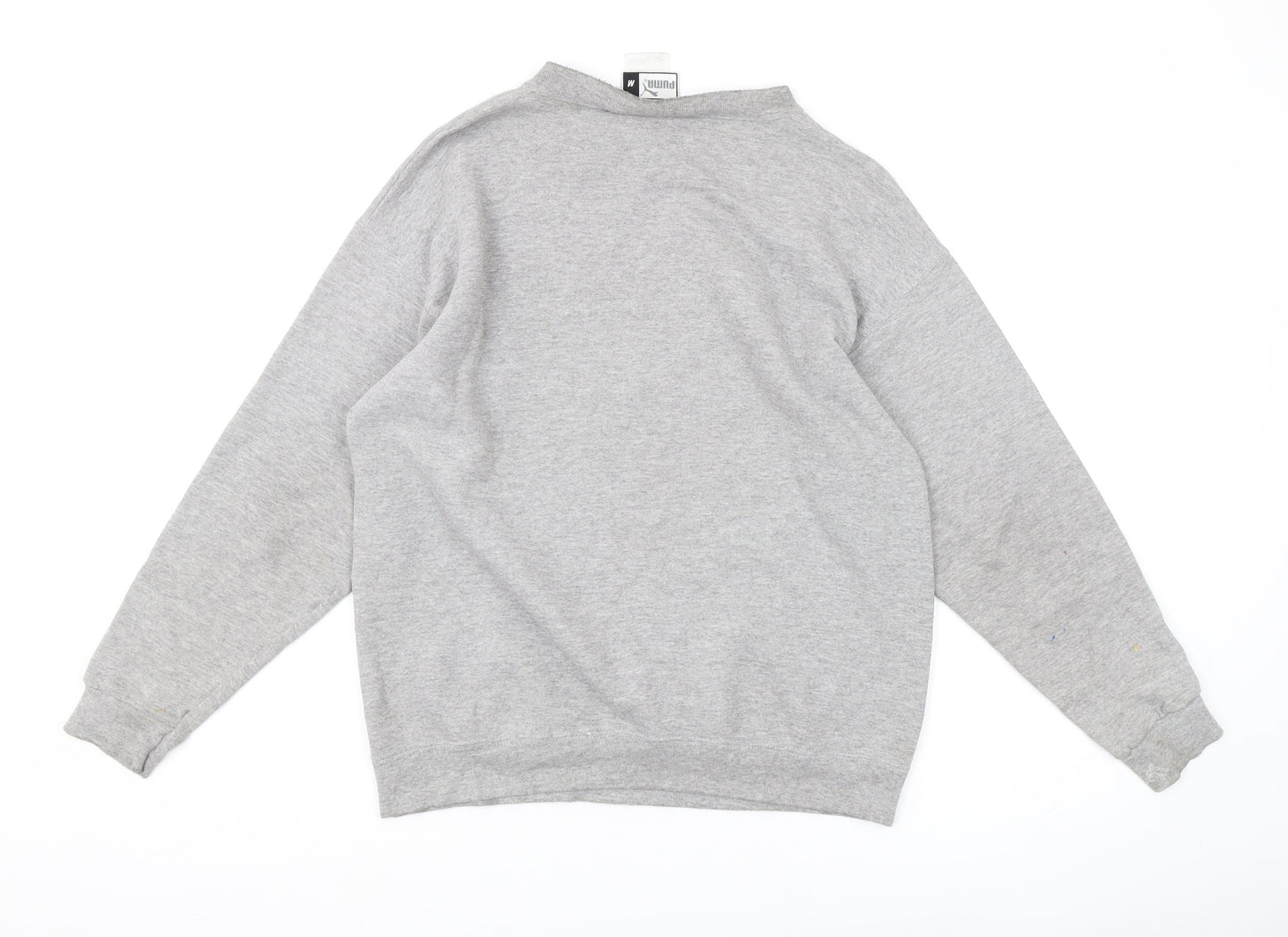 Puma Men's Grey Yankee Pullover Sweatshirt M