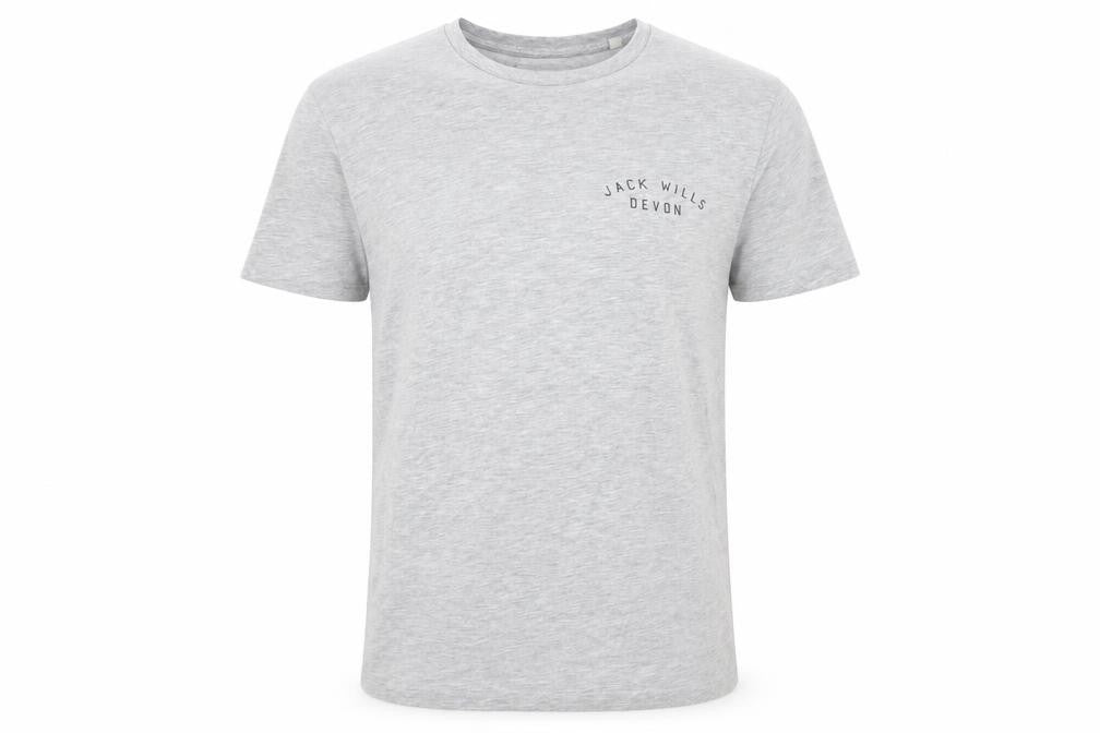 Mens UK Size L Jack Wills Grey  Cotton Blend T-Shirt