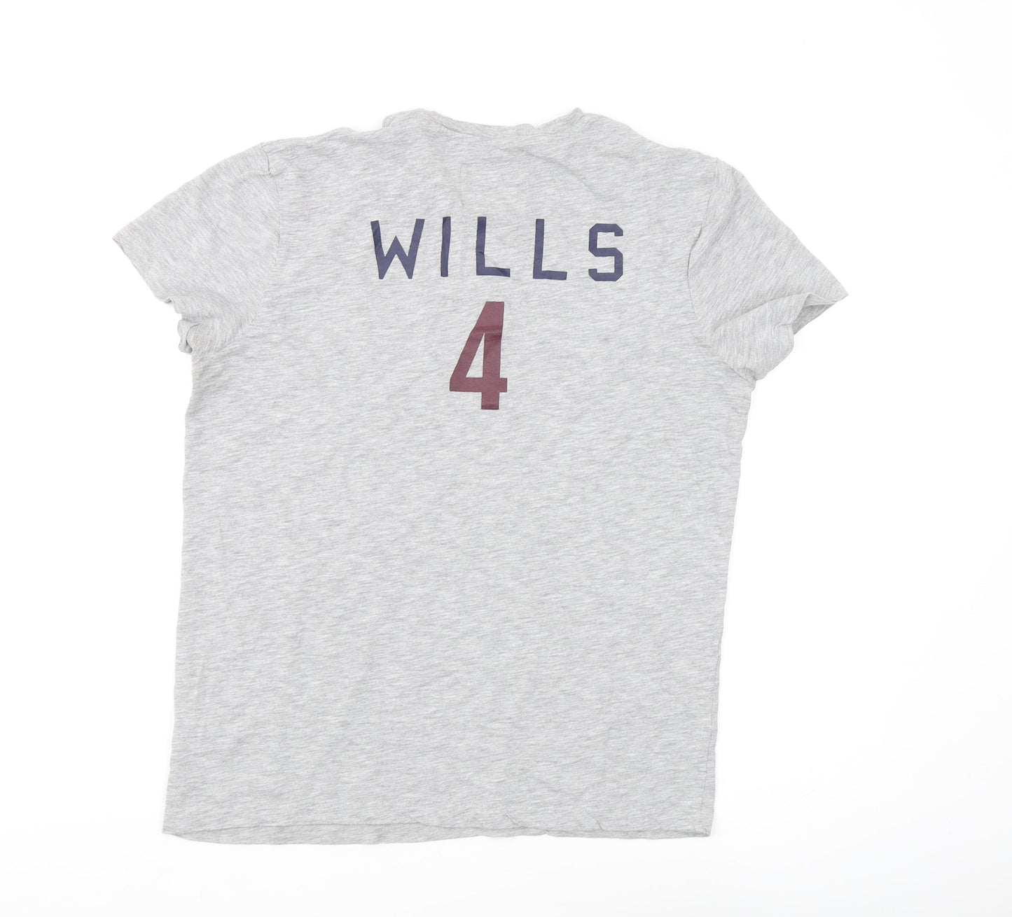 Jack Wills Men's Grey Short Sleeve Regular Fit T-Shirt