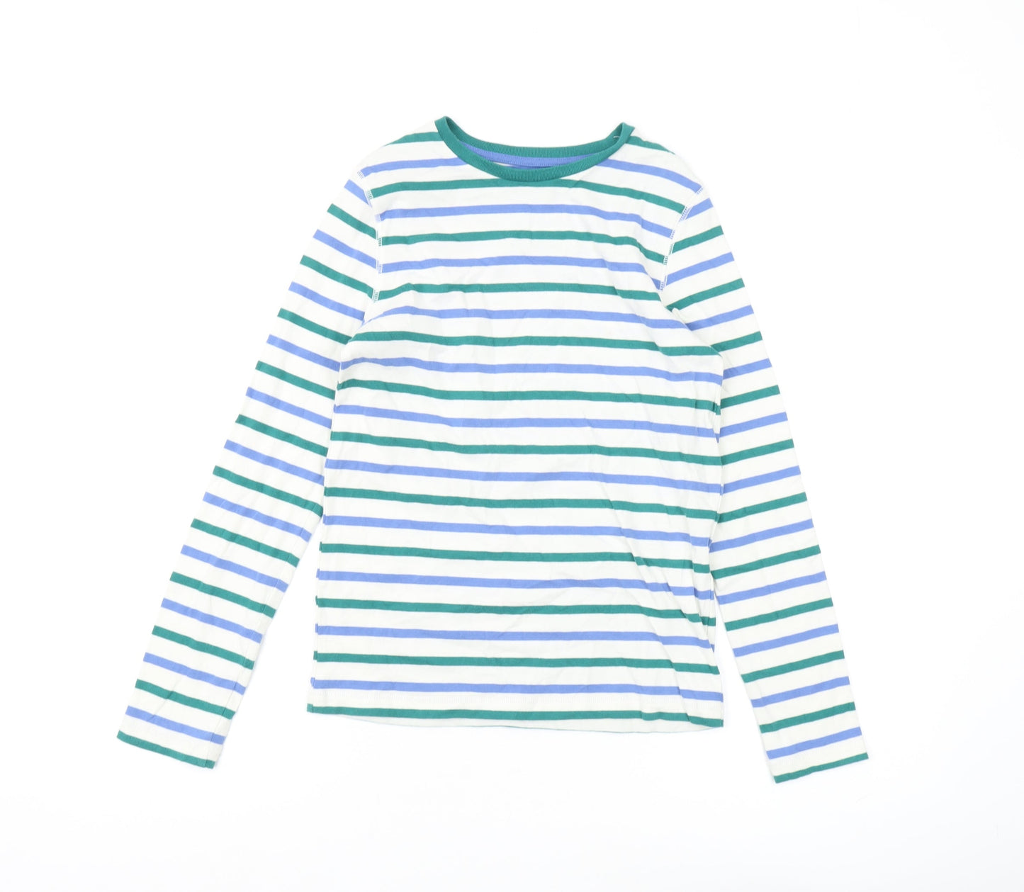 Boden Girls Multicoloured Striped T-Shirt 11-12 Years