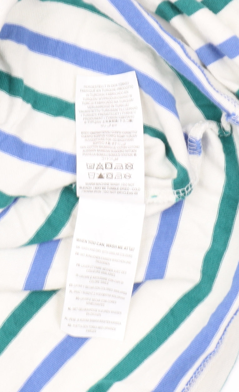 Boden Girls Multicoloured Striped T-Shirt 11-12 Years