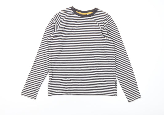 Trespass Boys Striped Long Sleeve T-Shirt, Multicoloured, 11-12 Years