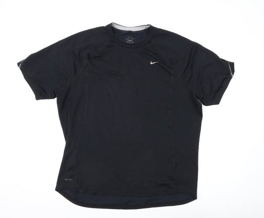 Nike Men's Black Athletic T-Shirt - Size M