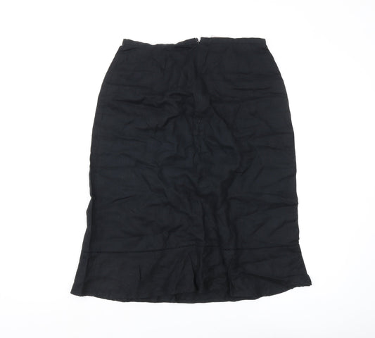 InWear Women's Black Long Pencil Skirt Size 12