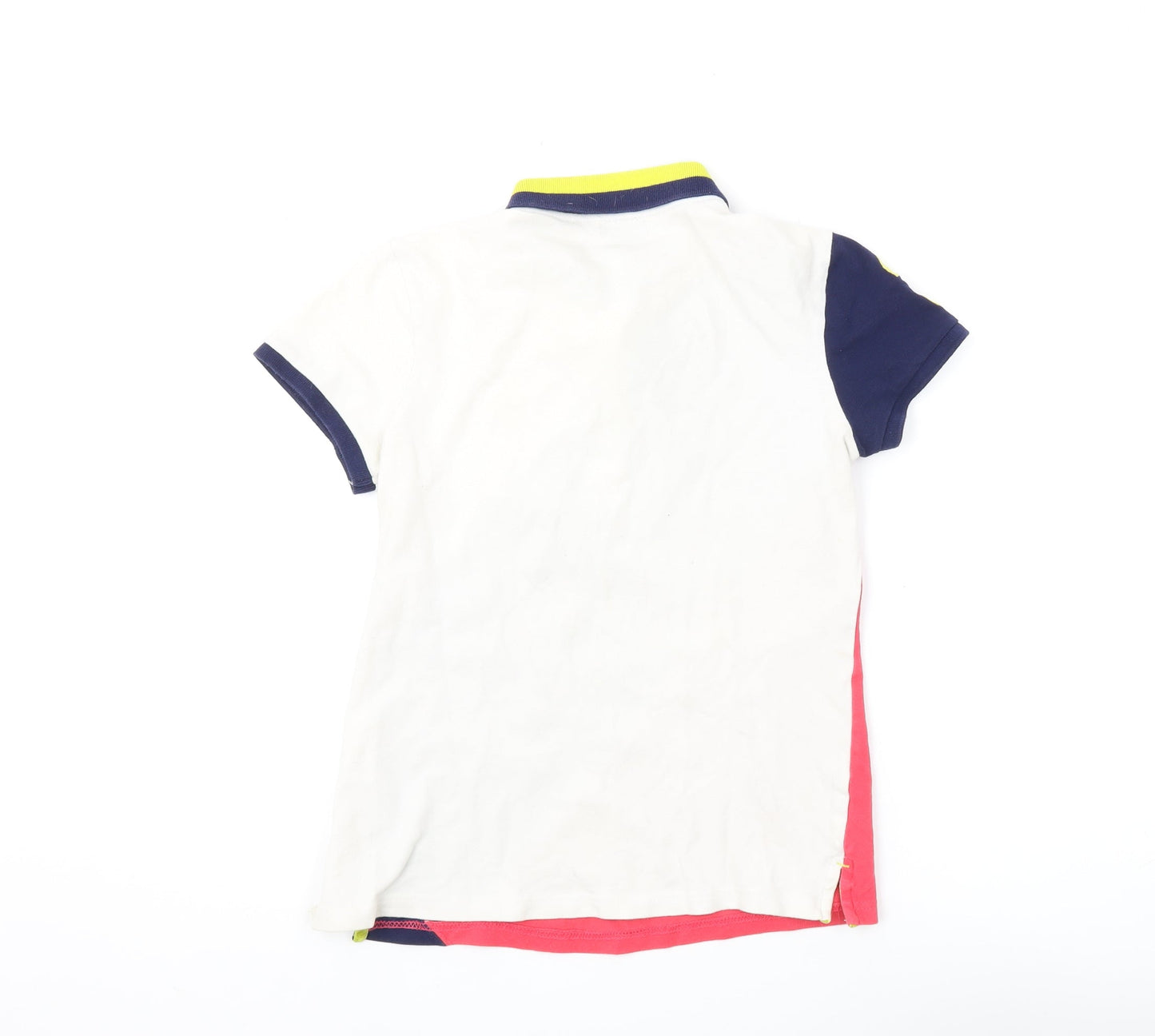 Unisex Adultss UK Size M U.S. Polo Assn. Multicoloured Cotton Polo