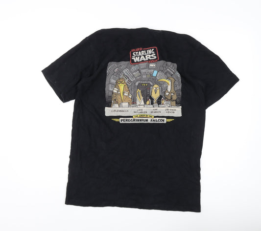 Weird Fish Men's Black Star Wars T-Shirt Small