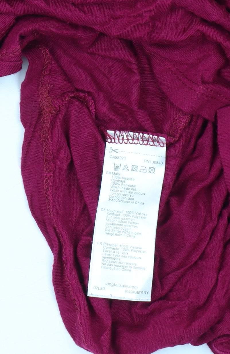 Long Tall Sally Women’s Red Sleeveless Tank Top