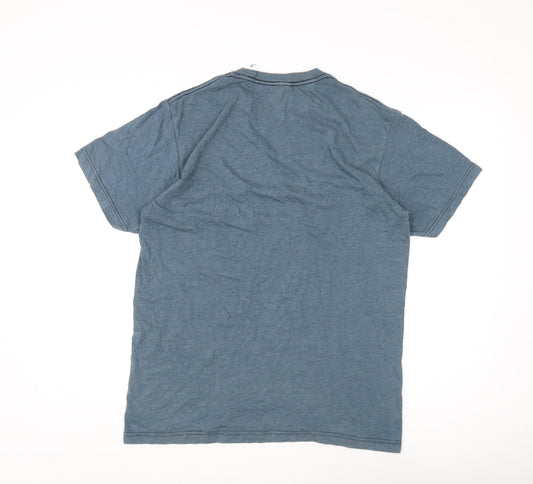 Bicycle Men's Blue Graphic T-Shirt M
