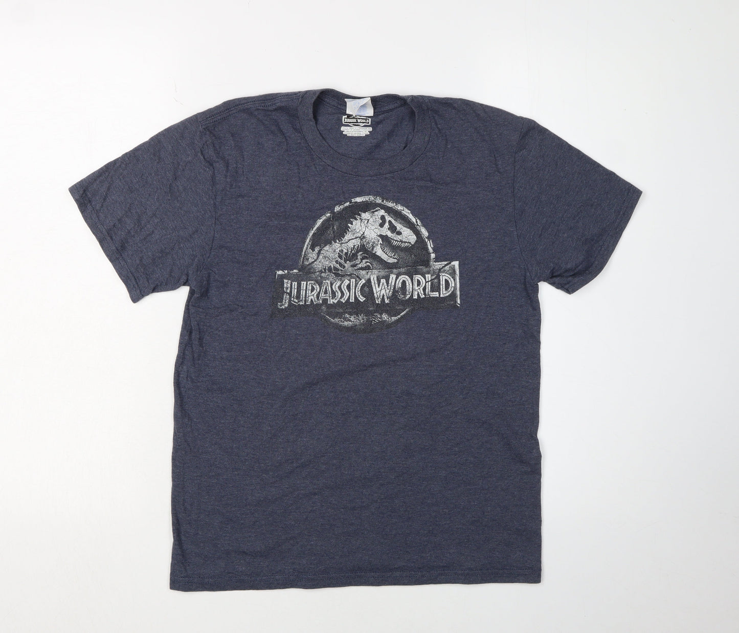 Boys Blue Jurassic World Graphic T-Shirt L