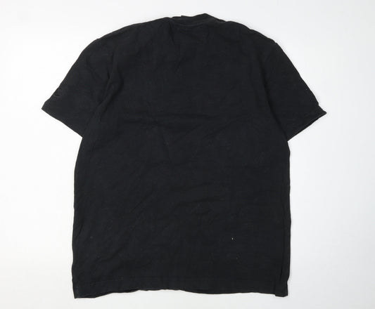 Canterbury Men's Black Crew Neck T-Shirt, Size M