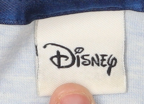 Disney Women's Blue Jersey T-Shirt Size 10