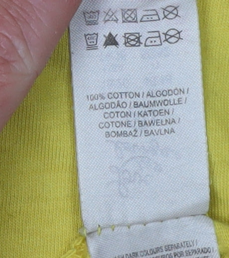 Disney Women's Yellow Lion King T-Shirt XL Casual Wear