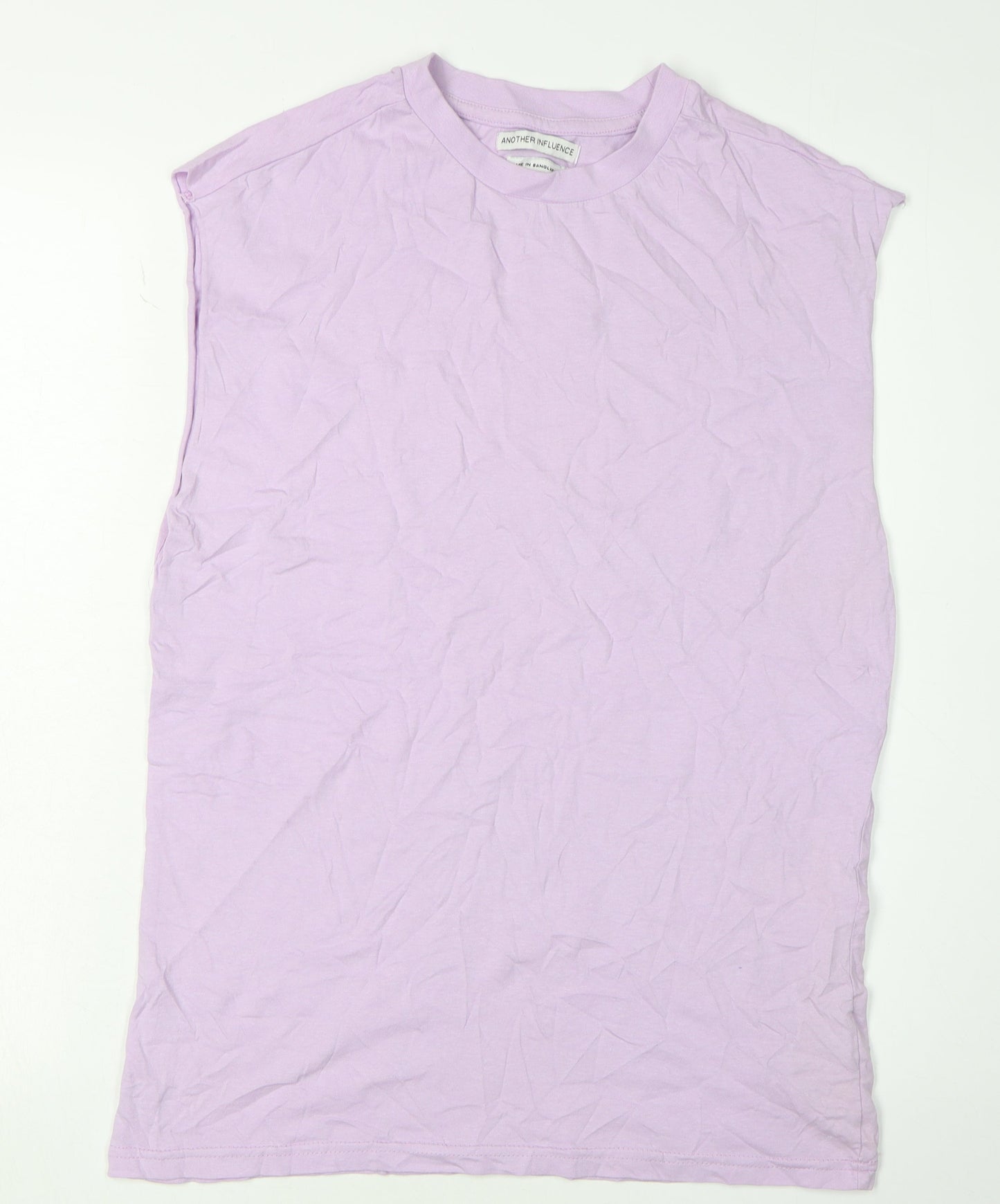 Another Influence Unisex Purple Sleeveless T-Shirt S