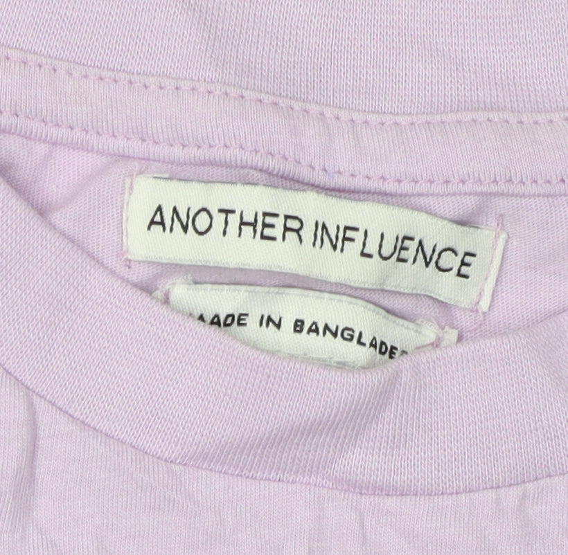 Another Influence Unisex Purple Sleeveless T-Shirt S