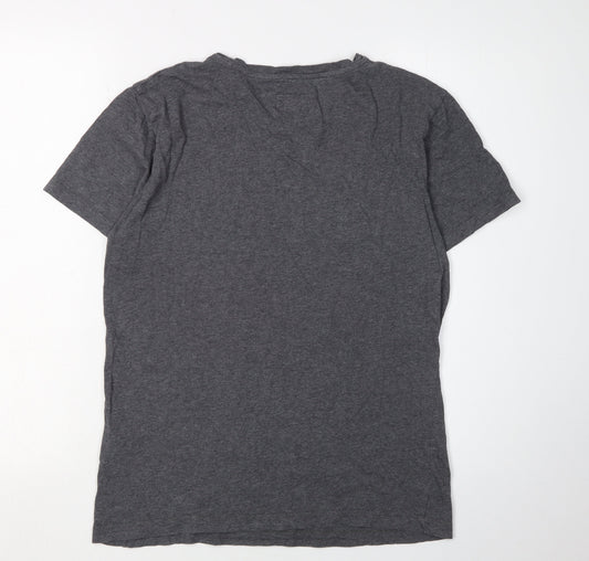 Hackett London Men's Grey Classic Fit T-Shirt Size S
