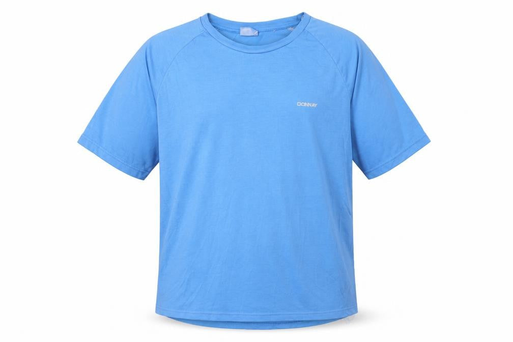 Mens UK Size L Donnay Blue  Polyester Blend T-Shirt