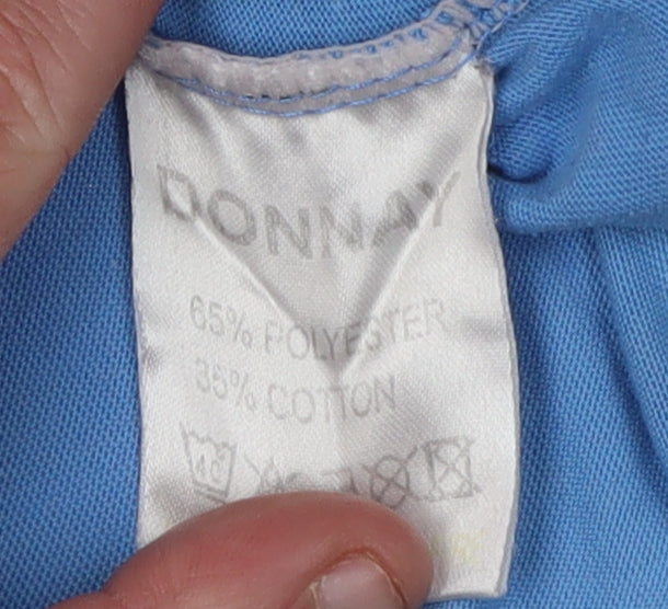 Donnay Men's Blue L Polyester Cotton T-Shirt