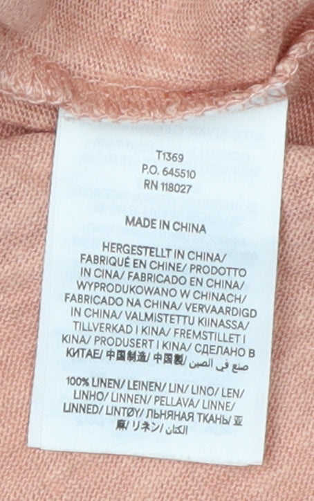 Boden Women's Pink Linen Camisole Tank Top XL