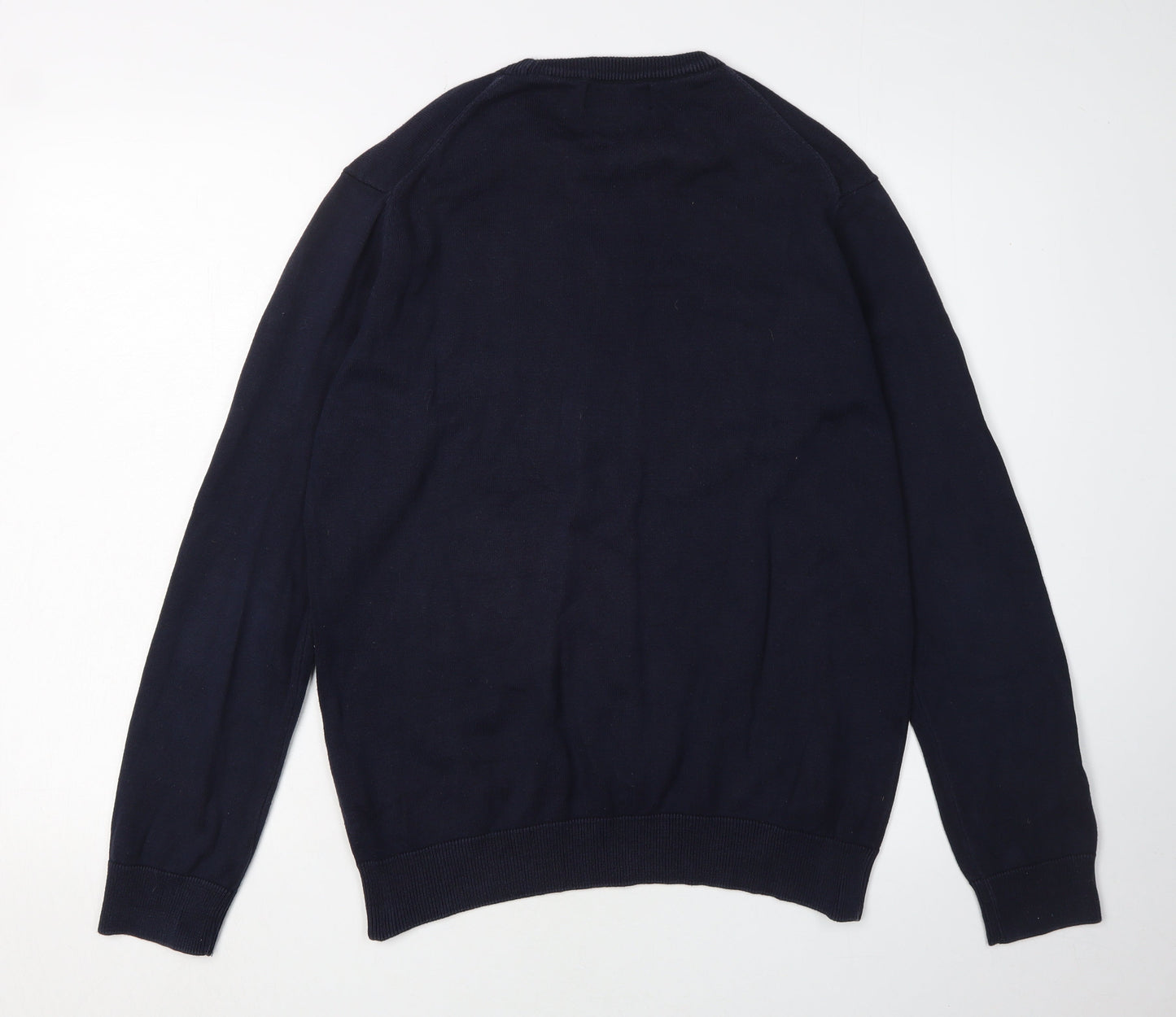 Lyle & Scott Men's Blue S Pullover Jumper Crew Neck