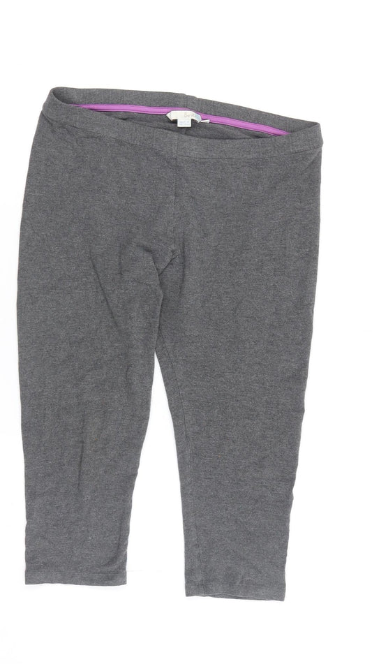 Boden Grey Cropped Leggings Women's Size 10