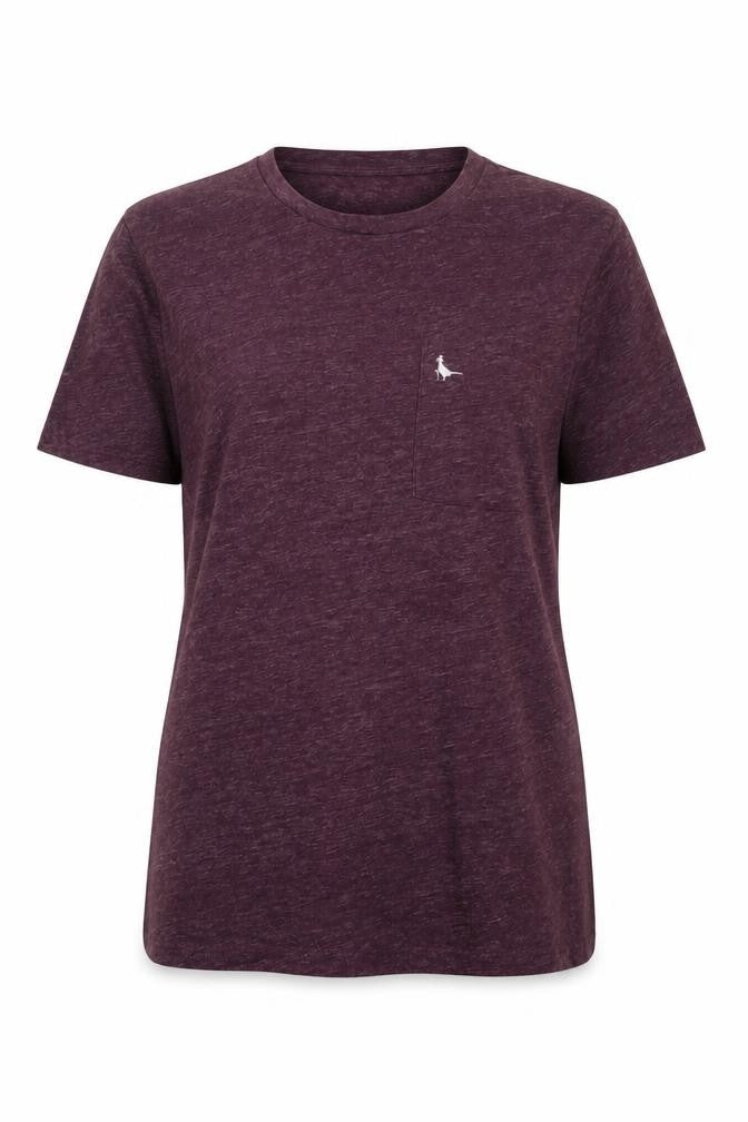Jack Womens Wills Purple Slim Fit T-Shirt S Jersey