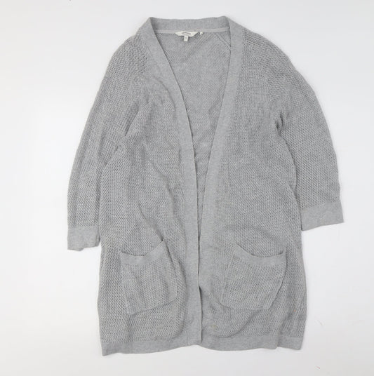 FatFace Women's Grey Open Cardigan Size 10