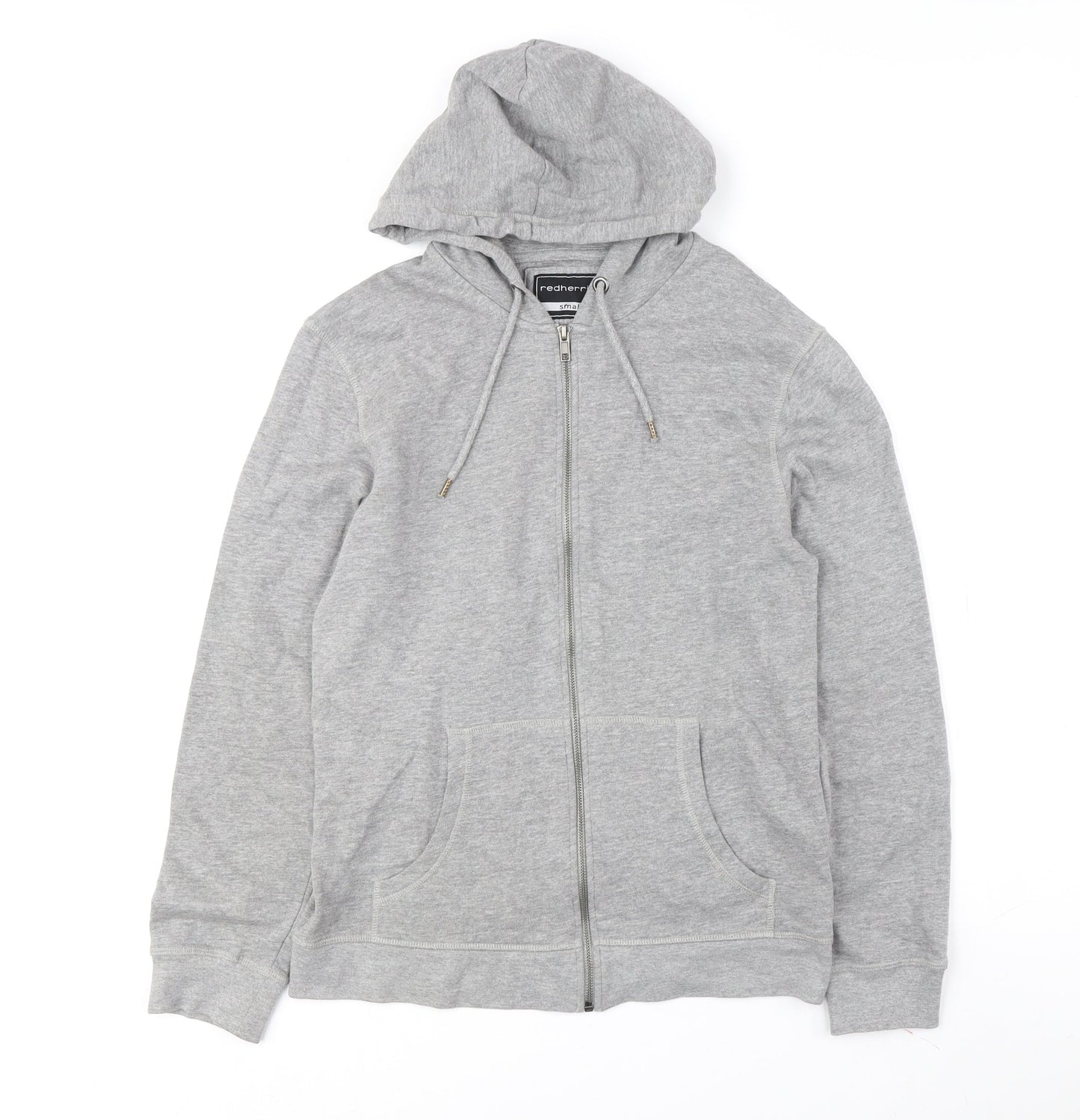 Red Herring Men's Grey Zip Hoodie - Small