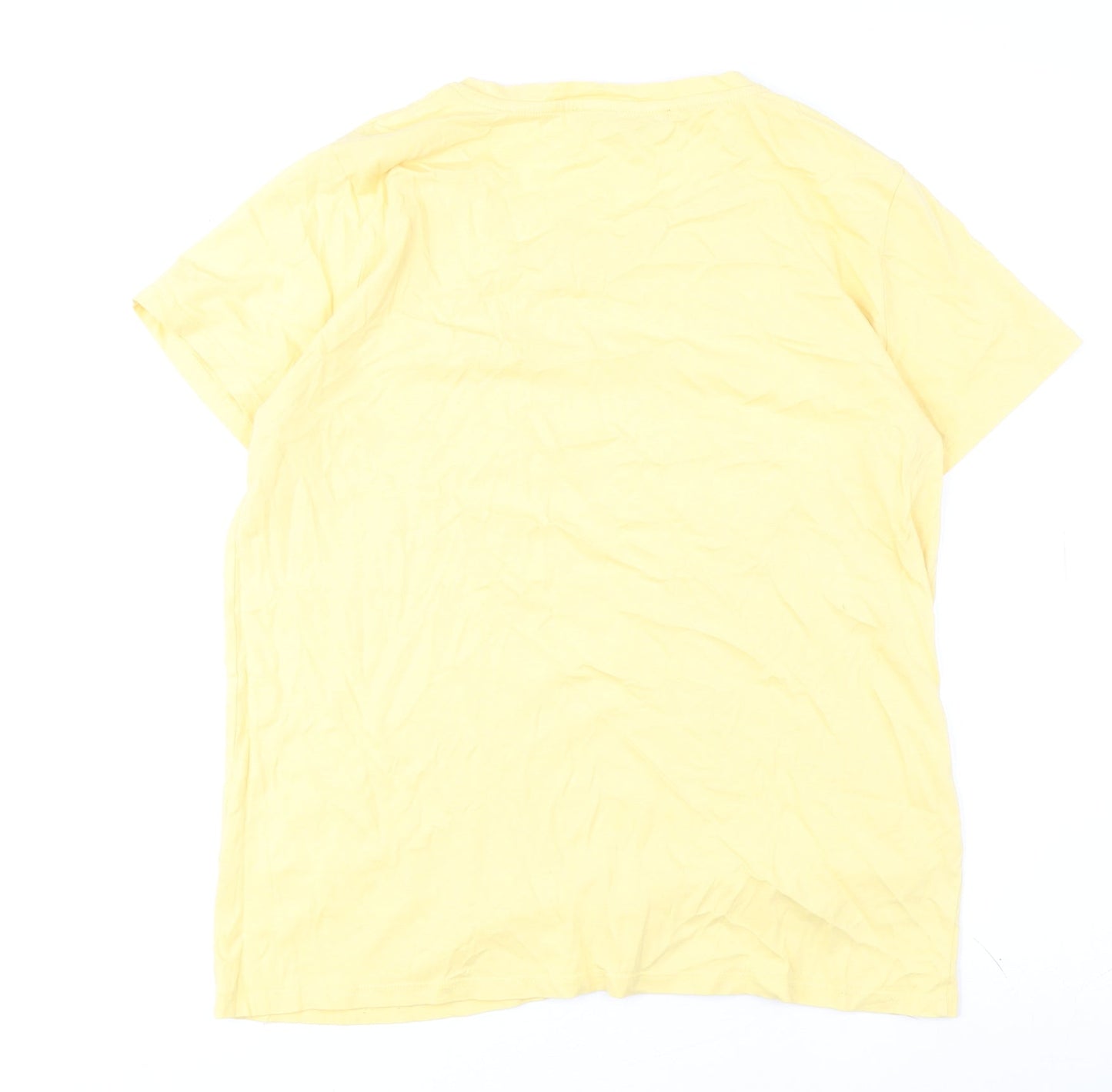French Connection Yellow Women's M T-Shirt Casual