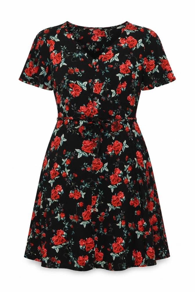 Style London Women's Multicoloured Floral Dress S