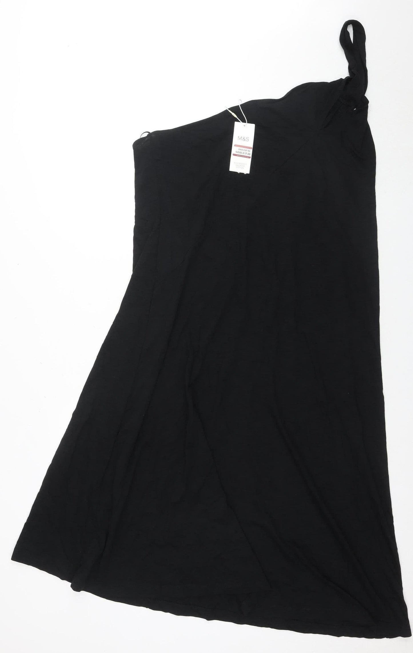 Marks and Spencer Women's Black Asymmetric Dress