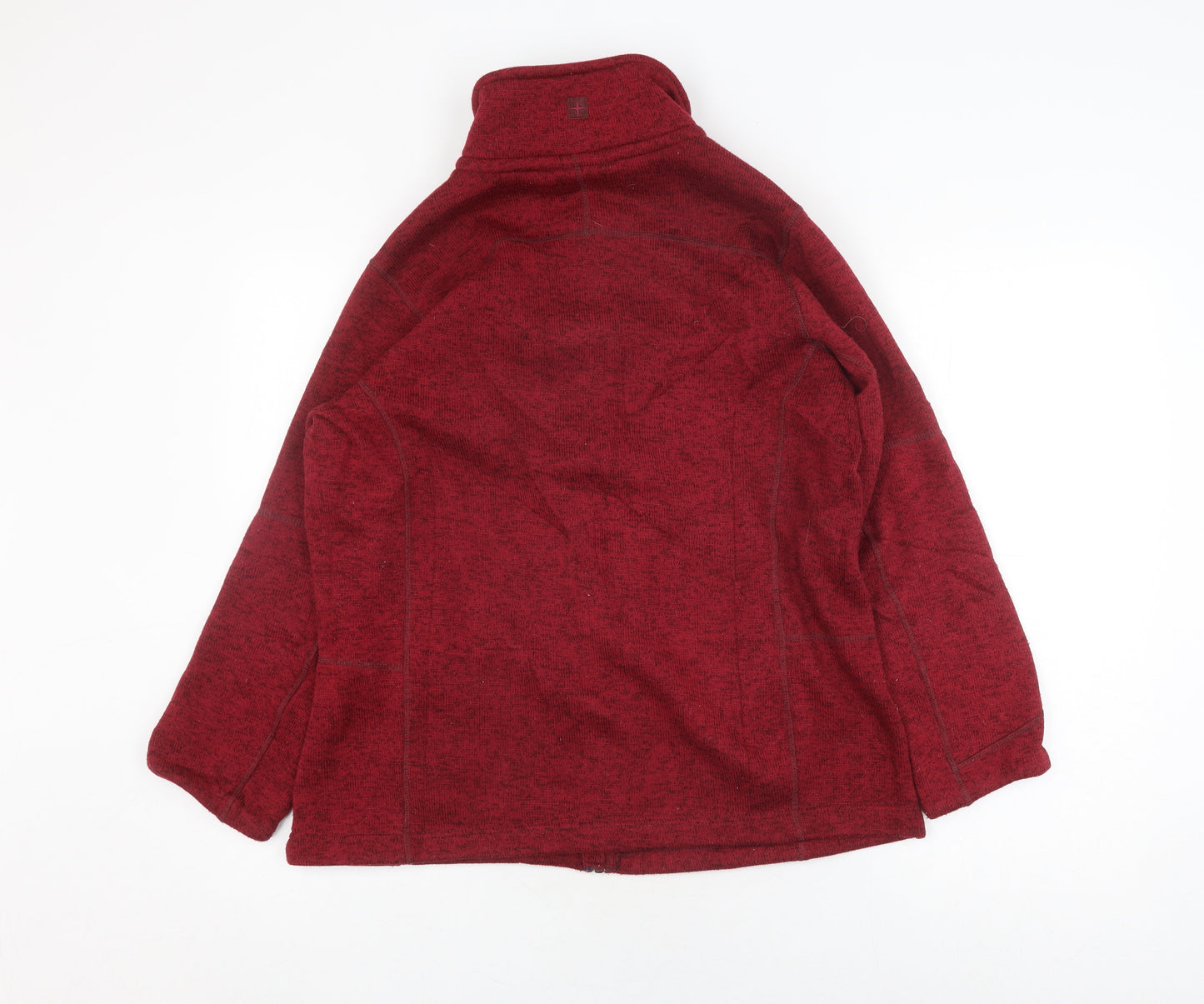 Mountain Warehouse Unisex Red Fleece Jacket Size 16