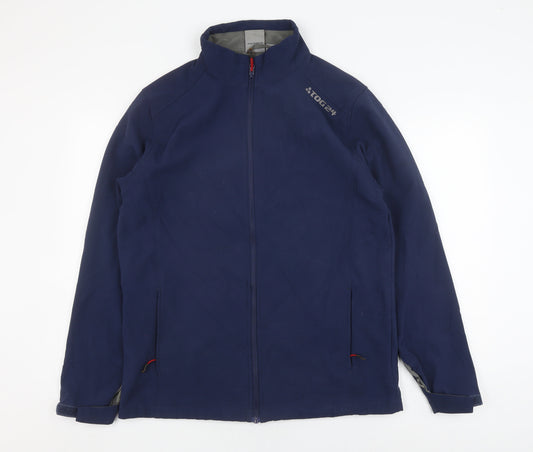 TOG24 Men's Blue Soft Shell Jacket, Medium, Casual