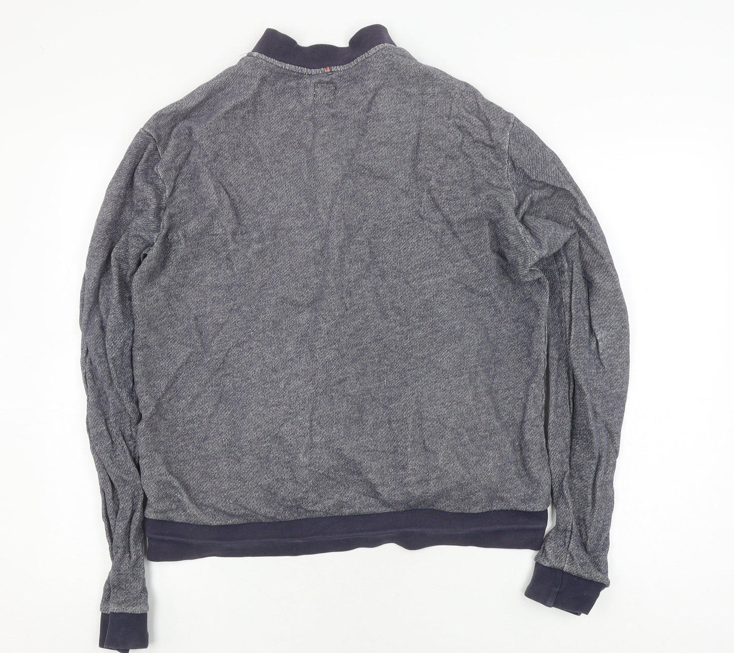 Pretty Green Men's Grey Bomber Jacket, Large Size