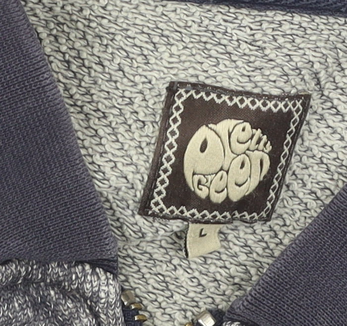 Pretty Green Men's Grey Bomber Jacket, Large Size