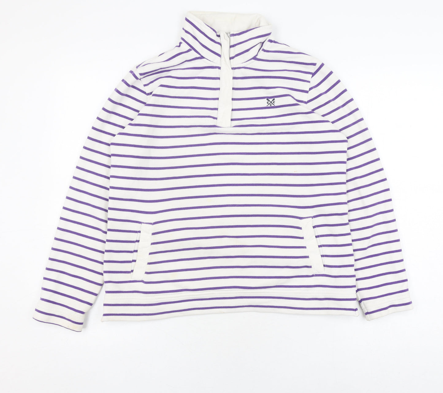 Crew Clothing Co. Women's Purple Sweatshirt, Size 12