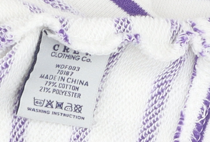 Crew Clothing Co. Women's Purple Sweatshirt, Size 12