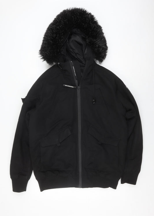 Goodfornothing Men's Black Bomber Jacket - Size S