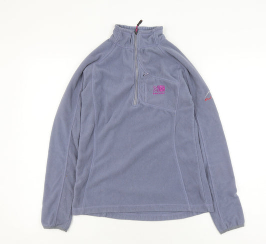 Karrimor Women's Blue Fleece Pullover Hoodie Size 10
