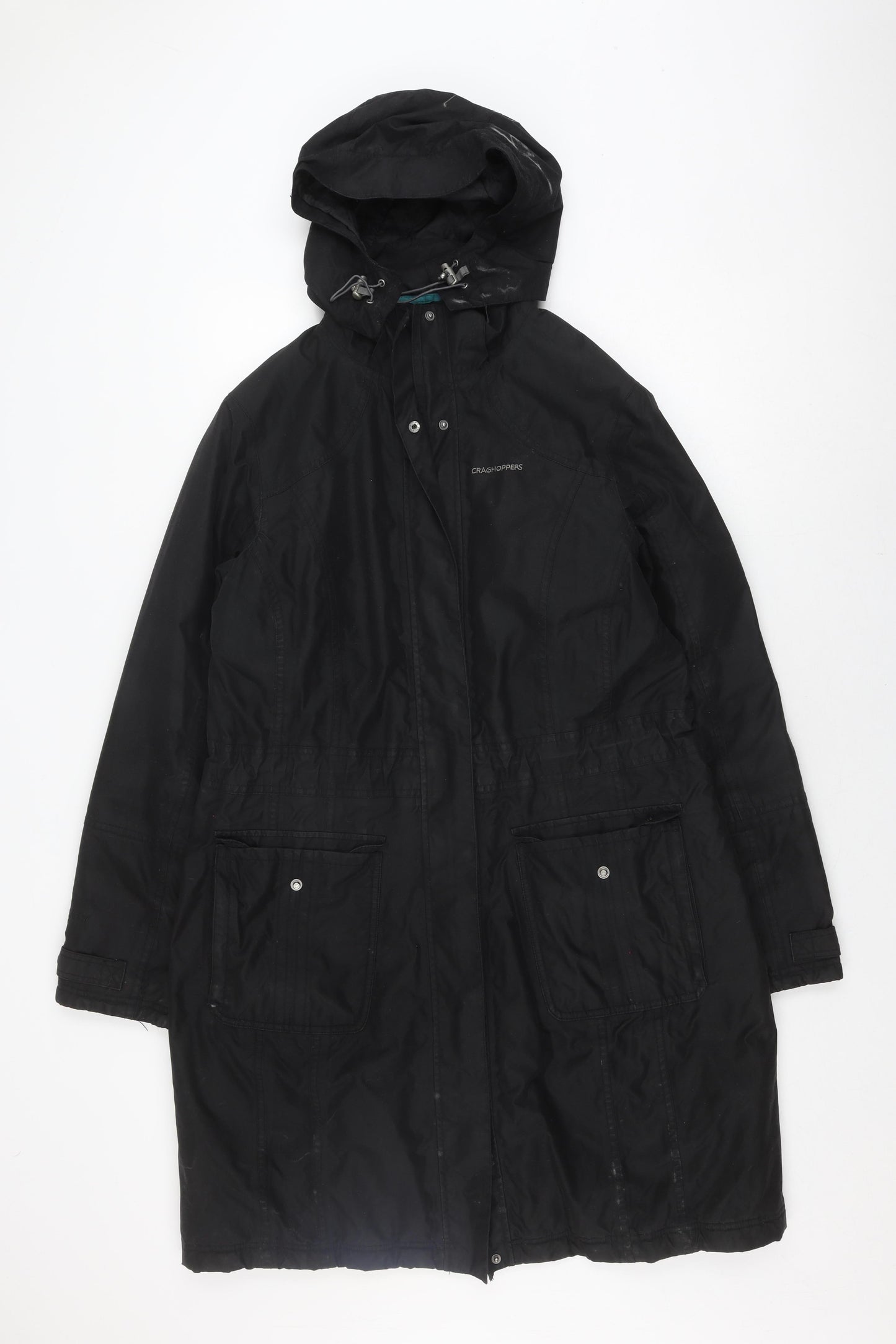 Craghoppers Women's Black Parka Jacket Size 14