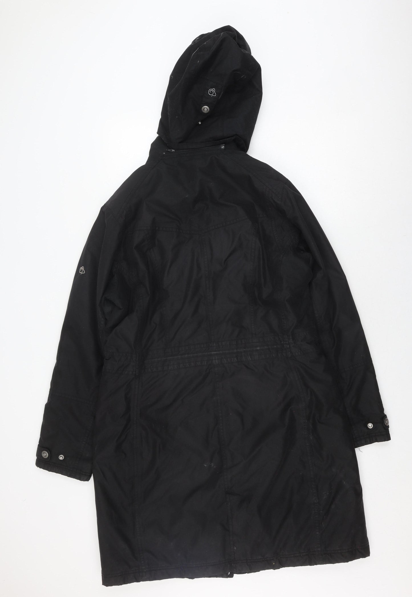 Craghoppers Women's Black Parka Jacket Size 14